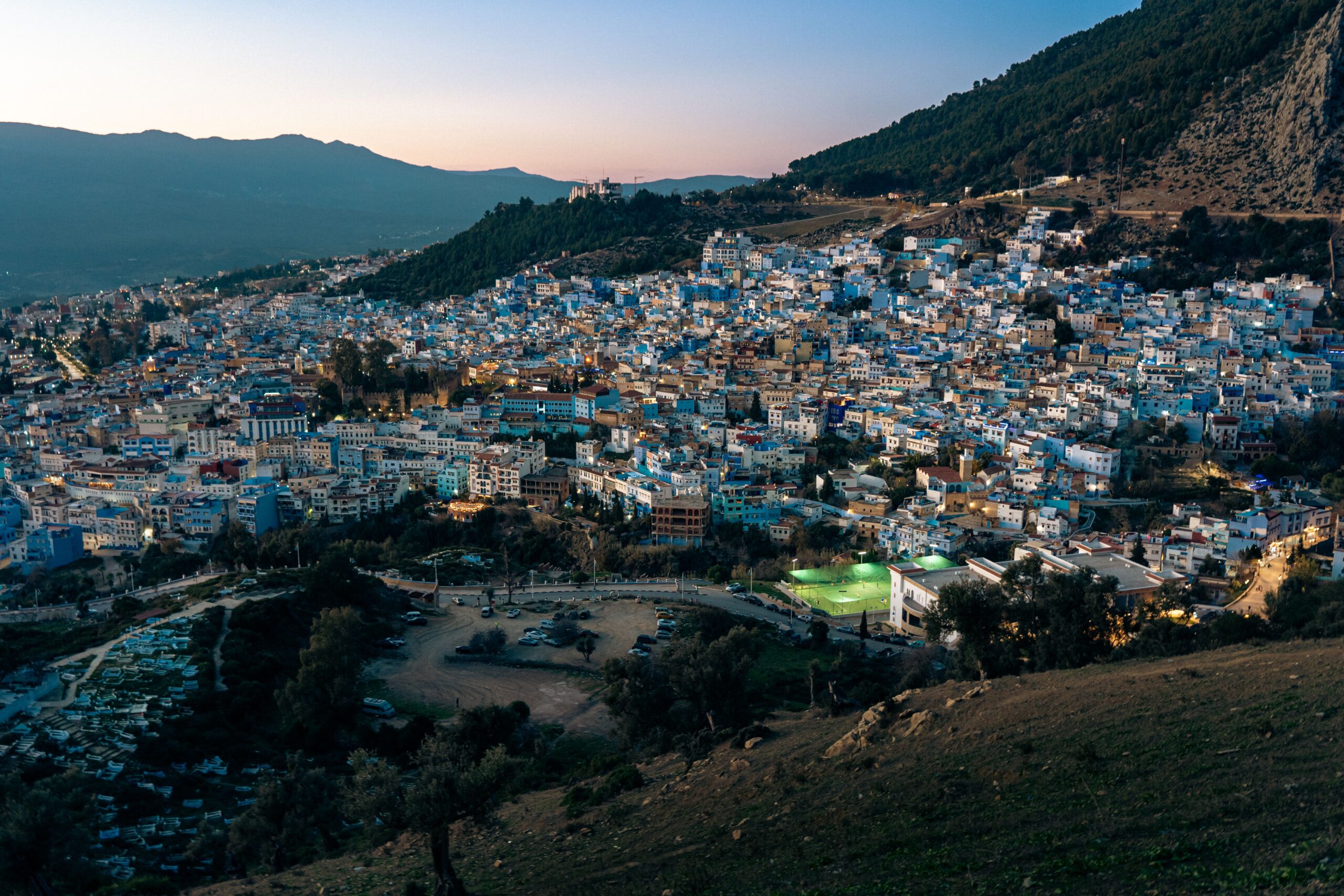 View of Chefchaouen in northern Morocco